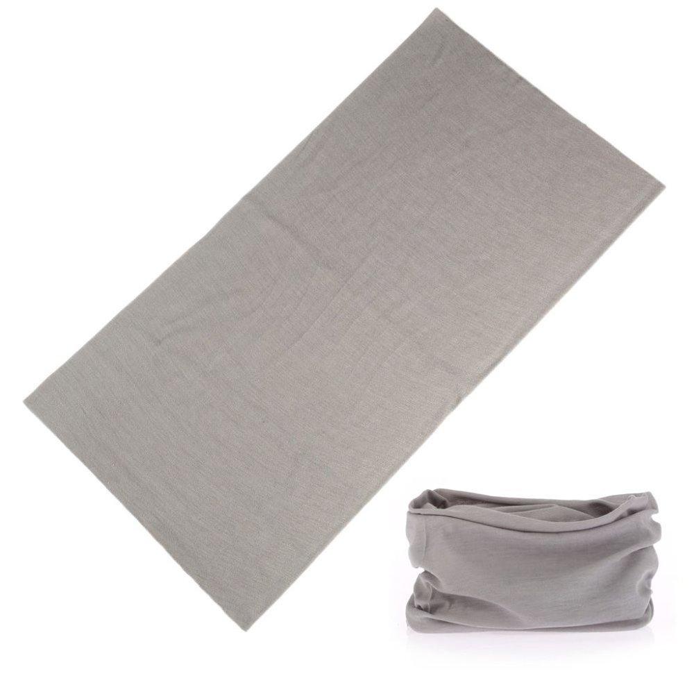 Multi-function Headwear/ Face Mask - Lt Gray